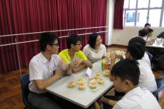 新來港學生與校長茶聚活動相片